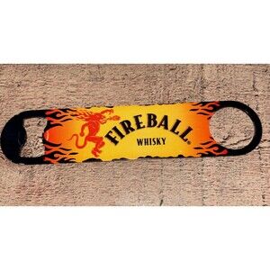 NEW FIREBALL WHISKY BURNS LIKE HELL METAL DRAGON BAR BOTTLE OPENER FIRE BALL